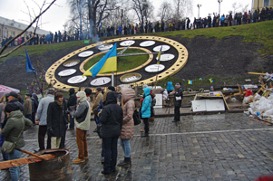 Киев Майдан, 12 января 2014